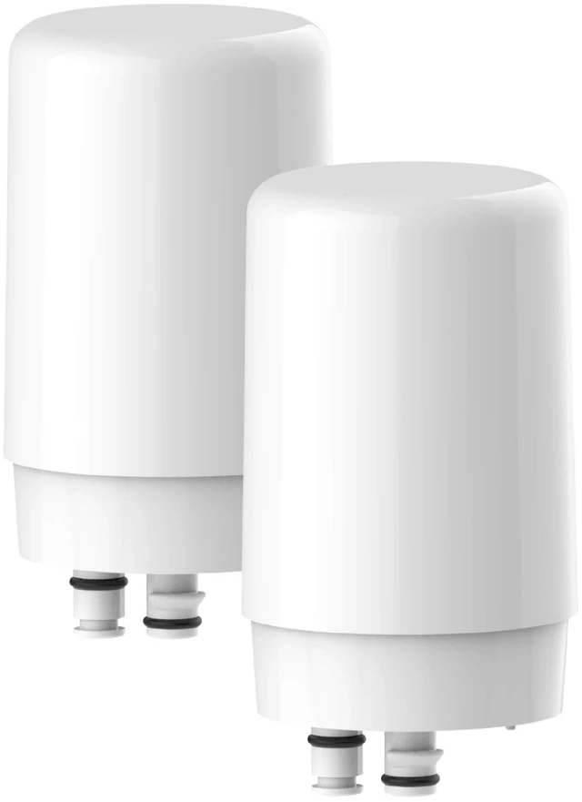 Main image of Waterdrop Faucet Water Filter Replacement for Brita® Faucet Filter, 2 Pack,Compatible with Brita® 36311 On Tap Water Filtration System, FR-200, FF-100 Brita® Filter, 100 Gallons, White, 2 Pack