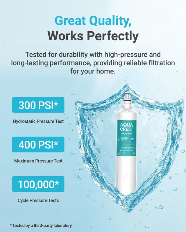 Alt view image 7 of 7 - AQUA CREST F-1000 Water Filter Replacement for InSinkErator® F-1000, 3 Pack, Compatible with InSinkErator® F-2000, AquaPure AP Easy C-Complete, Reduces Chlorine, Bad Taste & Odor, NSF/ANSI 42