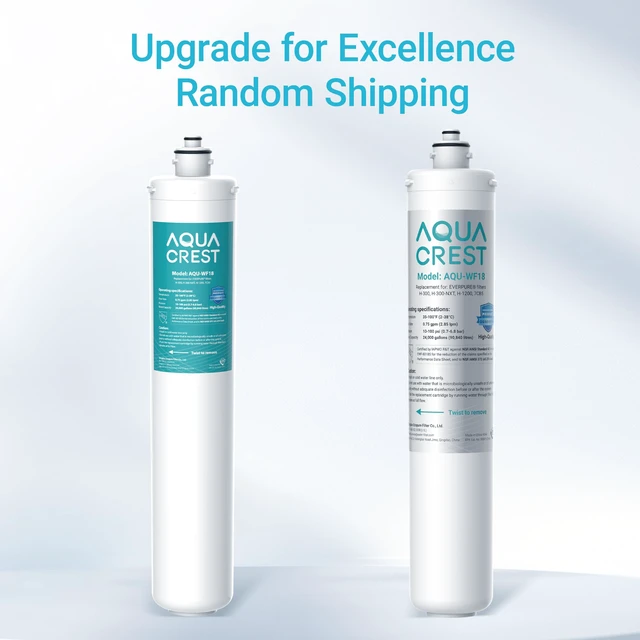 Alt view image 2 of 7 - AQUA CREST H-300 Water Filter Replacement for Pentair® Everpure H-300,Compatible with Everpure H-300, H-300-NXT, 7CB5, EV9270-71, EV9270-72, EV9618-11, EV9855-50, EV9282-01, 24000 Gallons, 2 Pack