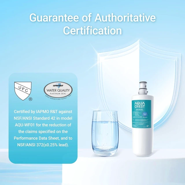 Alt view image 3 of 7 - AQUA CREST 3US-AF01 Water Filter Replacement for Filtrete® 3US-AS01, 3 Pack, Compatible with Standard Filtrete® 3US-AF01, 3US-AS01