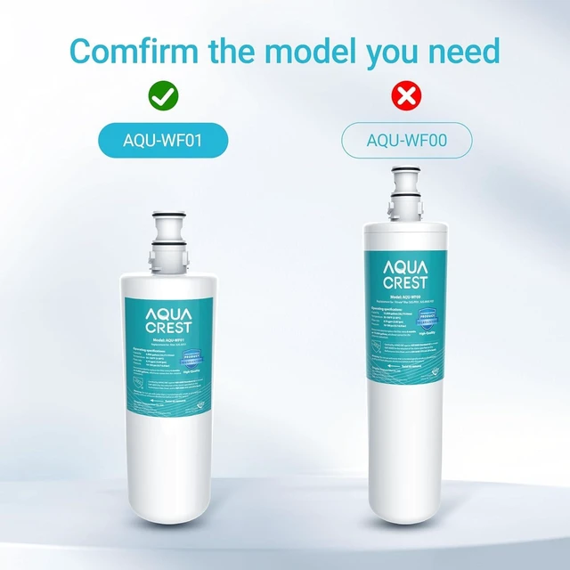 Alt view image 4 of 7 - AQUA CREST 3US-AF01 Water Filter Replacement for Filtrete® 3US-AS01, 3 Pack, Compatible with Standard Filtrete® 3US-AF01, 3US-AS01