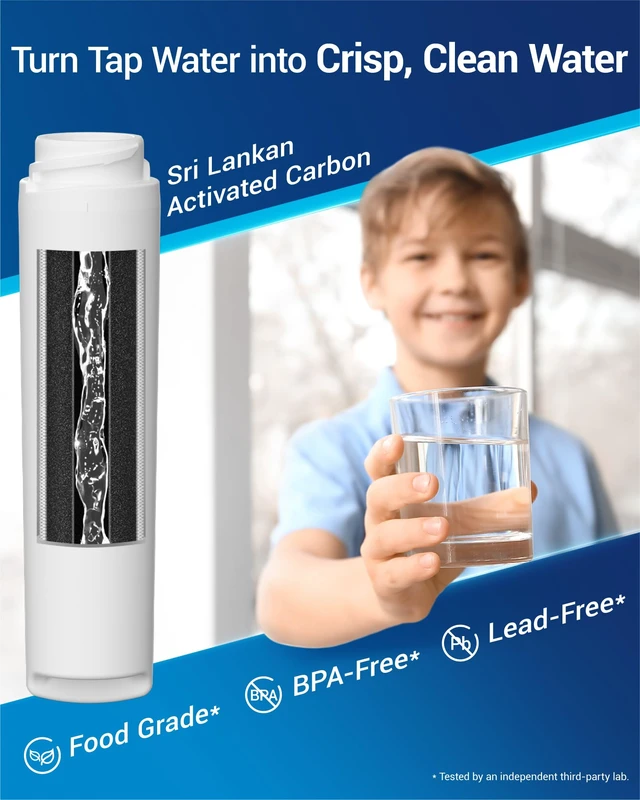 Alt view image 5 of 7 - AQUA CREST GSWF Refrigerator Water Filter, Replacement for GE® GSWF, 3 Pack,Replacement for GE® GSWF Smart Water 238C2334P001, Kenmore® 46-9914, 469914, 9914