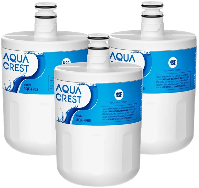 Main image of AQUA CREST 5231JA2002A Refrigerator Water Filter, 3 Pack,Replacement for LG® LT500P®, GEN11042FR-08, ADQ72910911, ADQ72910901, ADQ72910907, Kenmore® 9890, LFX25974ST, LMX25964ST