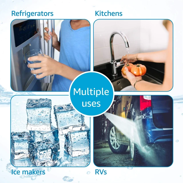 Alt view image 6 of 7 - AQUA CREST RC EZ 3 Water Filter Replacement for Culligan® RC-EZ-3, 1 Pack,Compatible with DuPont® Carbon 3000QT Filter, Culligan® US-EZ-3, RC-EZ-1, Brita® USF-201, USF-202, 2K Gallons