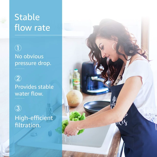 Alt view image 7 of 7 - AQUA CREST RC EZ 3 Water Filter Replacement for Culligan® RC-EZ-3, 1 Pack,Compatible with DuPont® Carbon 3000QT Filter, Culligan® US-EZ-3, RC-EZ-1, Brita® USF-201, USF-202, 2K Gallons