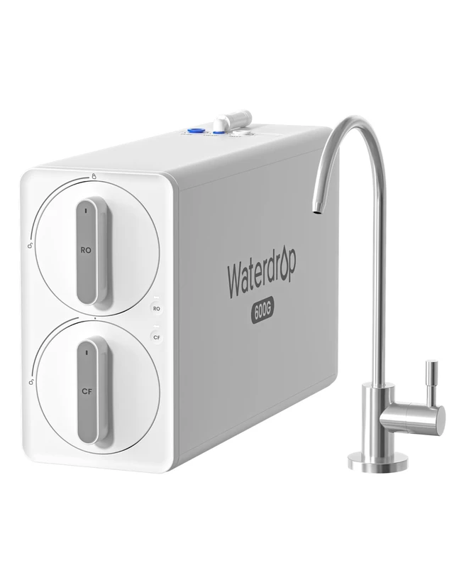 Main image of Waterdrop G6A6 Compact Alkaline Mineral Reverse Osmosis System, 600 GPD,81.8% Space Saving RO System, 600 GPD High-Flow Performance, 8-Stage, 2:1 Pure to Drain