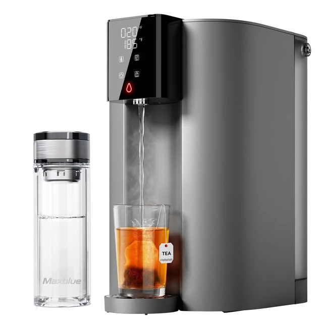 Main image of Waterdrop C1H Instant Hot Countertop RO System, No Installation Required,6-Stage RO Filtration, Glass Bottle Included, 3:1 Pure to Drain, NSF/ANSI 372 Certified, Countertop RO Water Filter