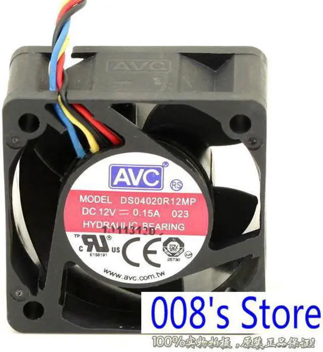 Alt view image 3 of 6 - Radiator CPU Koeler Ventilator Voor DS04020R12MP 023 40*40*20mm 40mm 4 cm DC 12 V 0.15A 4 Pins PWM Computer PC Cooling 6000 RPM