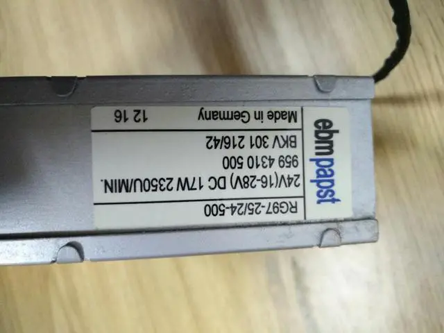 Alt view image 2 of 2 - Radiator CPU Koeler Ventilator Voor RG97-25/24-500 24 V (16-28 V) DC 17 W 2350U/MIN Industriële Cooling Centrifugaal blower 959 4310 500