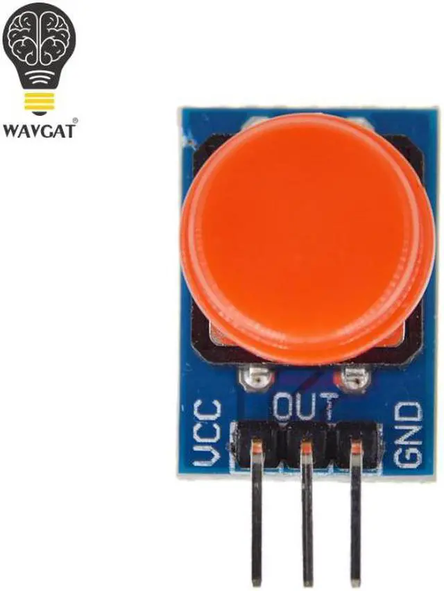 Alt view image 3 of 5 - 5PCS 12X12MM Big key module Big button module Light touch switch module with hat High level output