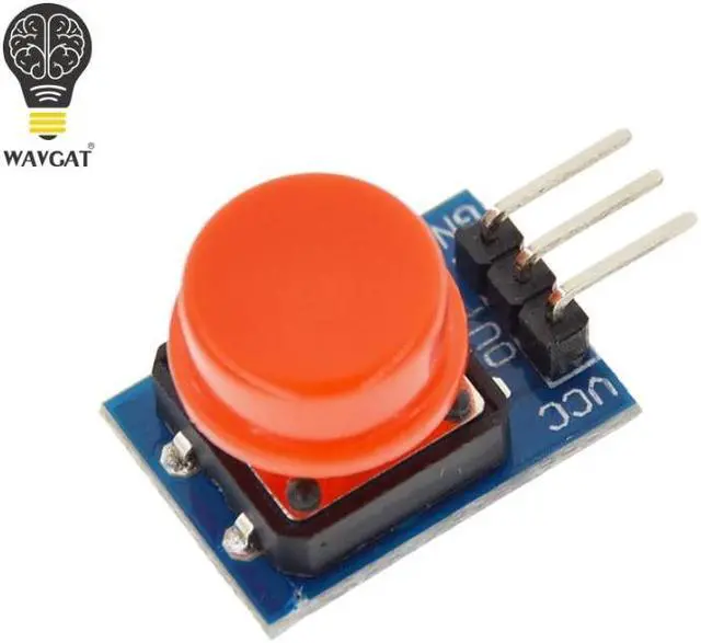 Alt view image 2 of 5 - 5PCS 12X12MM Big key module Big button module Light touch switch module with hat High level output