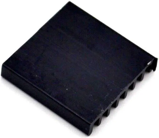 Alt view image 3 of 3 - Heat sink 25*25*5MM (black) quality radiator
