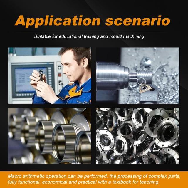 Alt view image 3 of 7 - SFX CNC210 With Stand Mini CNC Lathe Machine Automatic tool feeding High speed Hardware Machine System Siemens 808D with Nice Price