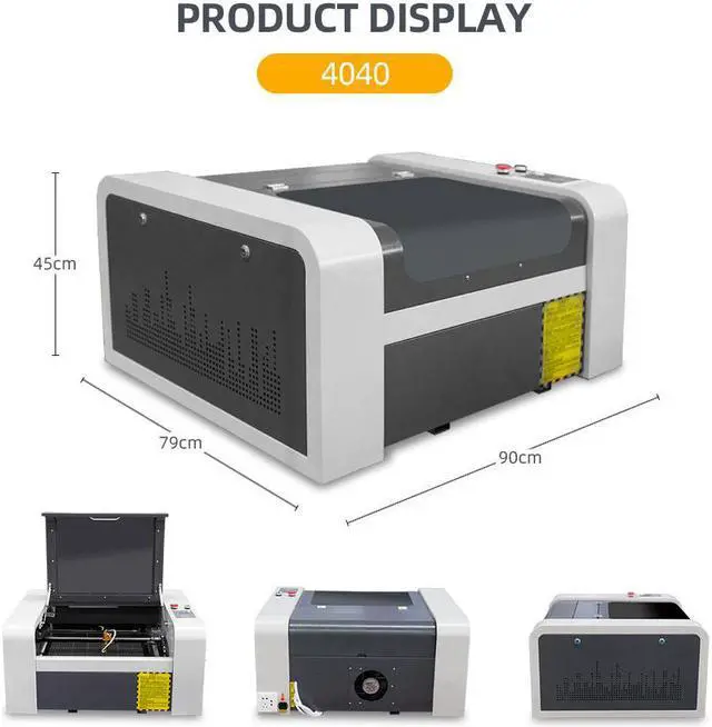 Alt view image 4 of 7 - CO2 Laser Cutting and Engraving Machine 60W For non-metal wood 400*600mm Durable Precise Efficient