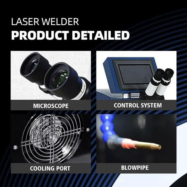 Alt view image 3 of 6 - SFX Laser Welder Machine Desktop Jewellery Laser Welder Laser Welder Welding Machine 150W