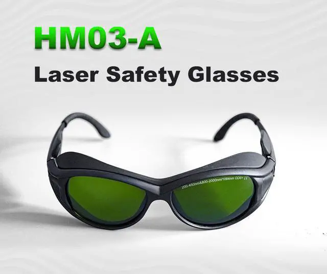 Alt view image 3 of 6 - Professional Laser Safety Glasses Laser Protection Goggles OD6+ for 200nm-450nm,800nm-2000nm