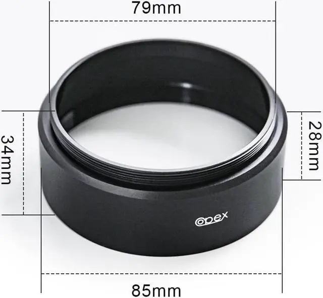 Alt view image 5 of 6 - Opex F-Theta Lens Adjust Mount Male Thread Height 34mm for Thread M85 M79 Fiber Laser Marking Machine