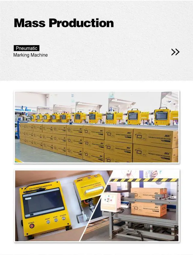 Alt view image 7 of 7 - US Stock Engraving Machine 80×40mm Field Digital Control Pneumatic Dot Peen Marking Machine Metal for Letters, Serial Numbers, VIN, Date, Graphics,etc