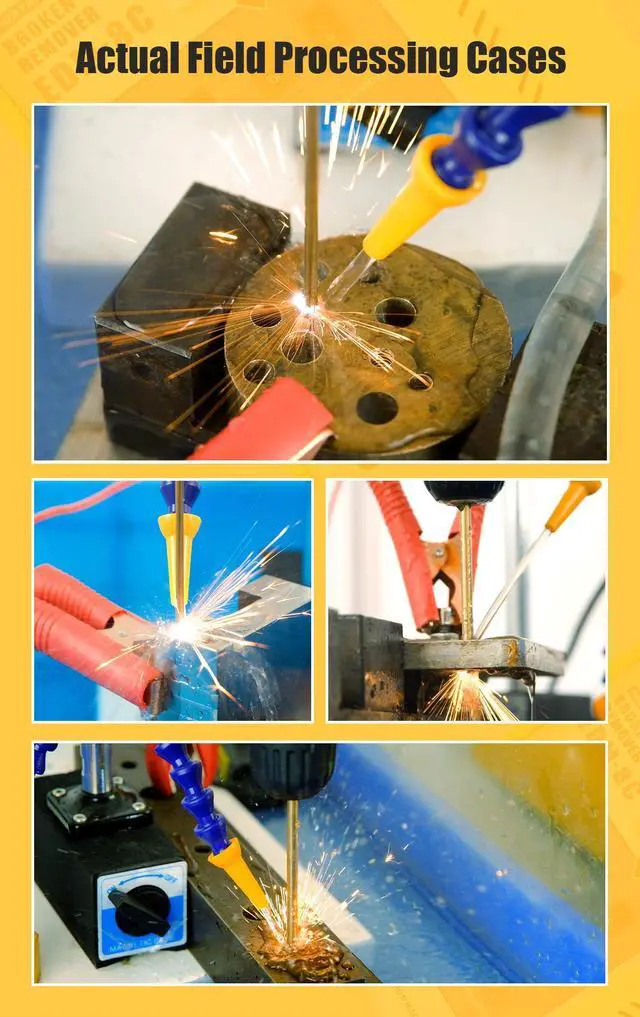 Alt view image 7 of 7 - New Arrival EDM-8C Portable EDM Machine Fast Speed M2-M20 Broken Tap Removal, Stud Remover, Small Mini Spark Erosion Bolt Extractor Machine Remove Broken Tap, Drill, Bolt, Screw Tap Burner Machine