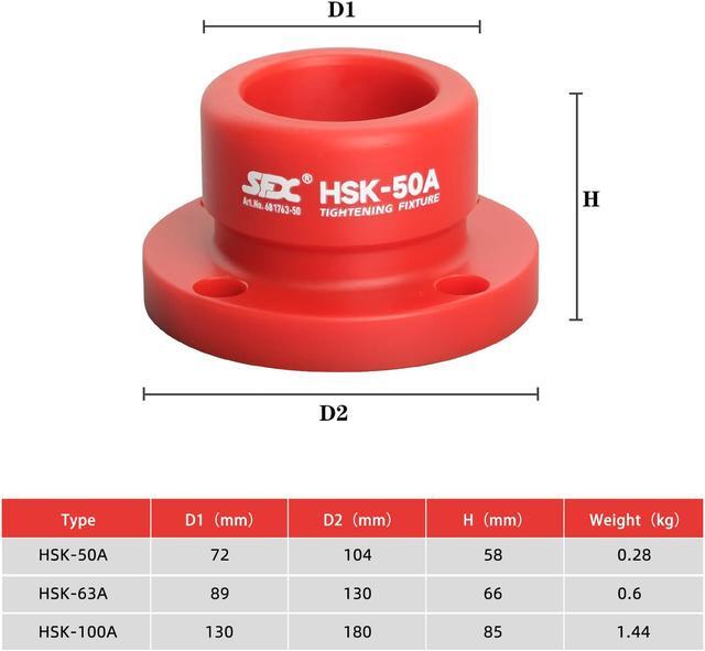Alt view image 2 of 7 - SFX HSK-50A HSK Tightening Fixture Machine Tool Tool Holder High Polymer Material Applicable to HSK A/C