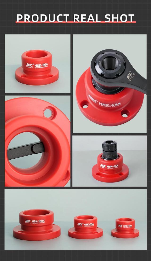 Alt view image 6 of 7 - SFX HSK-50A HSK Tightening Fixture Machine Tool Tool Holder High Polymer Material Applicable to HSK A/C