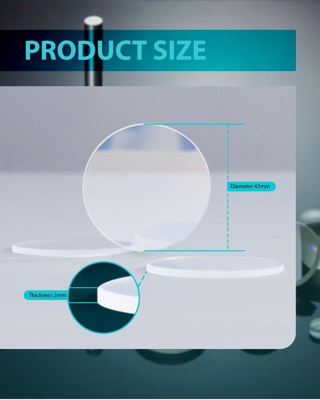 Alt view image 4 of 7 - SFX Fiber Laser Protective Lens for Handheld Fiber Laser Cleaning machine Diameter 43mm Thickness 2mm