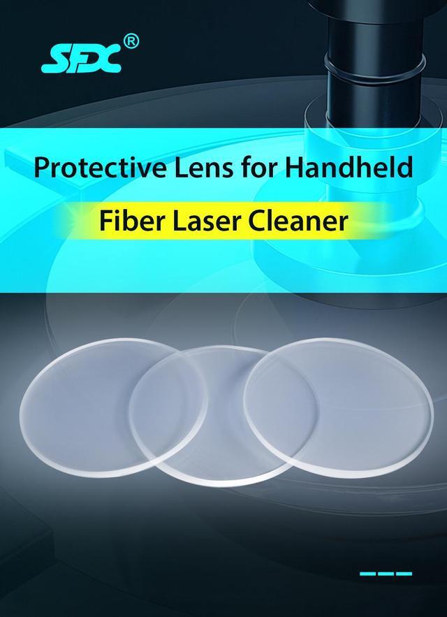 Alt view image 6 of 7 - SFX Fiber Laser Protective Lens for Handheld Fiber Laser Cleaning machine Diameter 43mm Thickness 2mm