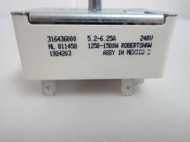 Alt view image 6 of 6 - FRIGIDAIRE 316436000 Switch,Inf 6In