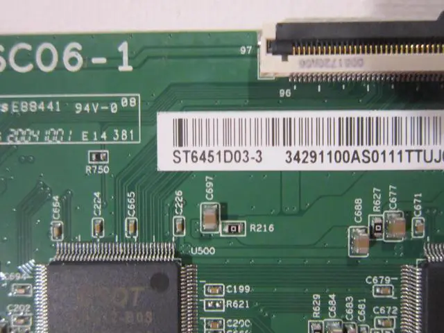 Alt view image 2 of 2 - TCL 65R635 T-Con Board (ST6451D03-3) 34.29110.0AS