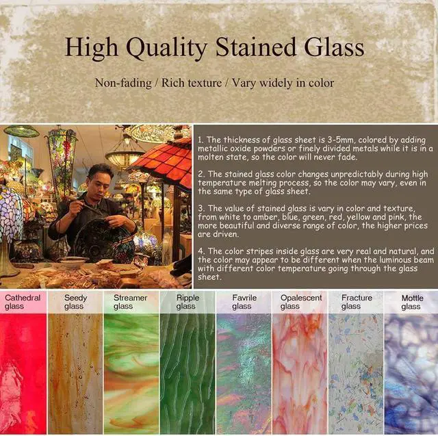 Alt view image 5 of 6 - Bieye L10702 Dragonfly Tiffany Style Stained Glass Floor Reading Lamp with 12 Inch Wide Lampshade Metal Base, Adjustable Light Direction, 62 inch Tall, Blue Orange