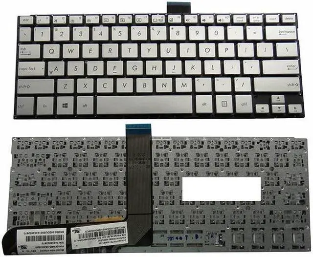 Main image of Replacement Keyboard Without Frame For Asus Q302 Q302LA Q302UA Q304 Q304UA Q302LA-BBI5T14 Q302LA-BBI5T19 Q302LA-BHI3T09 Q302LA-BSI5T16, US Layout Silver Color