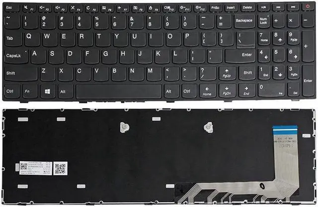 Main image of Replacement Keyboard For Lenovo IdeaPad 110-15ISK 110-17ACL 110-17IKB 110-17ISK, US Layout Black Color