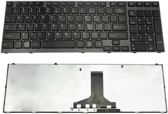 Main image of Replacement Keyboard For Toshiba Satellite P775-S7100 P775-S7148 P775-S7215 P775-S7320 P775-S7232 P775-S7236 P775-S7238 P755-S5398 P755-S5385, US Layout Black Color