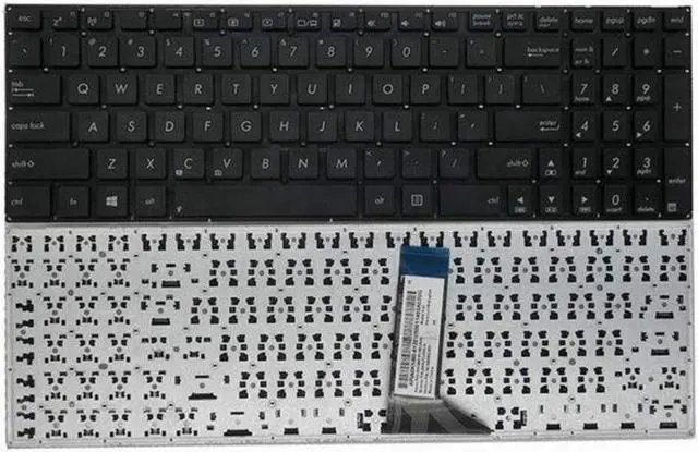Main image of Replacement Keyboard Without Frame for Asus X551 X551C X551CA X551M X551MA X551MAV F551 D550MA R512C, US Layout Black Color
