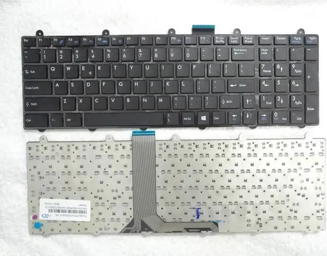 Main image of Replacement Laptop English Keyboard for MSI GE60 GE70 GP60 GP70 P/N: V123322LK1 V123322CK1 S1N-3EFR2B1-SA0 V139922CK, US Layout Black Color