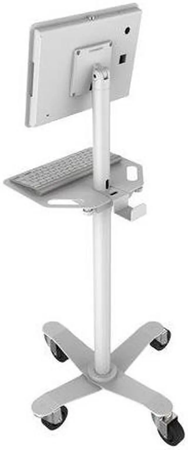 Alt view image 4 of 15 - Compulocks Group MCRSTDW RISE ROLLING KIOSK STAND WHITE