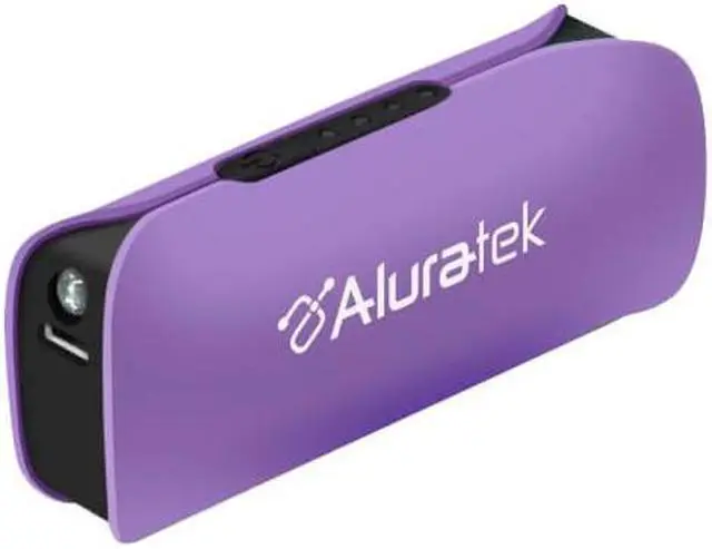 Alt view image 12 of 20 - Aluratek APBL01FV Portable Battery Charger - Violet