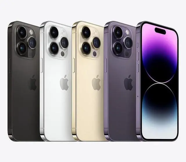 Alt view image 5 of 5 - Apple iPhone 14 Pro 256GB Fully Unlocked - Deep Purple (Grade A)