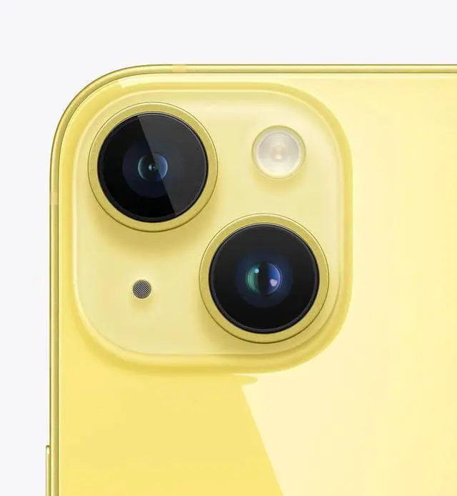 Alt view image 2 of 5 - Apple iPhone 14 128GB Fully Unlocked - Yellow (Grade B)