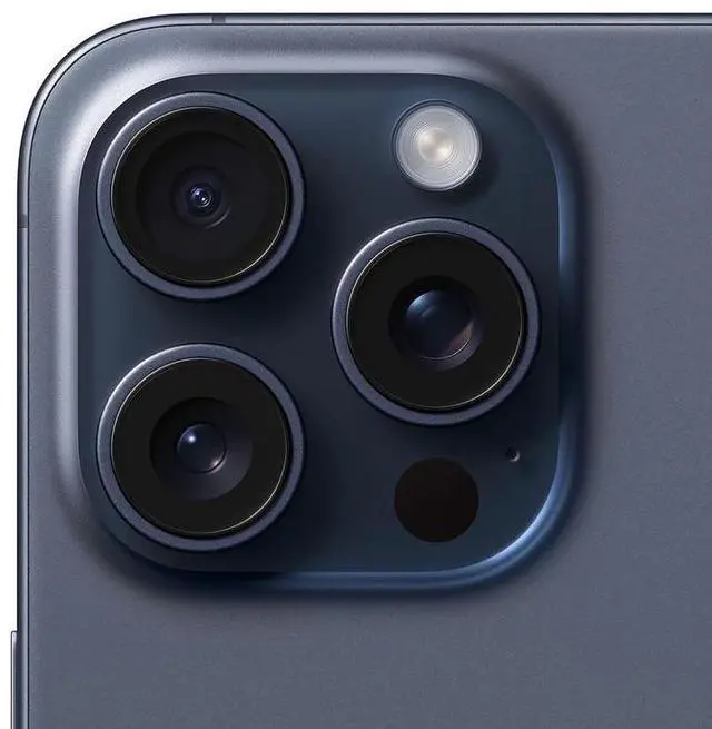 Alt view image 2 of 5 - Apple iPhone 15 Pro Max 1TB Fully Unlocked - Blue Titanium (Grade A)