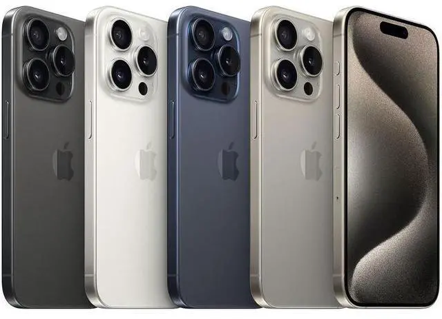 Alt view image 5 of 5 - Apple iPhone 15 Pro 128GB Fully Unlocked - Natural Titanium (Grade A)