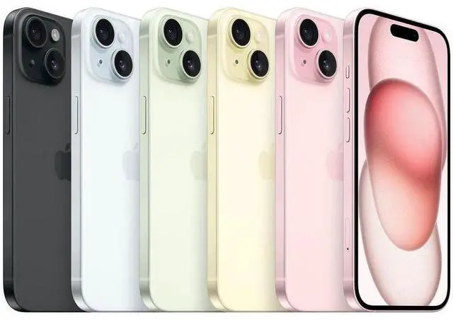 Alt view image 4 of 5 - Apple iPhone 15 128GB Fully Unlocked - Green (Grade B)