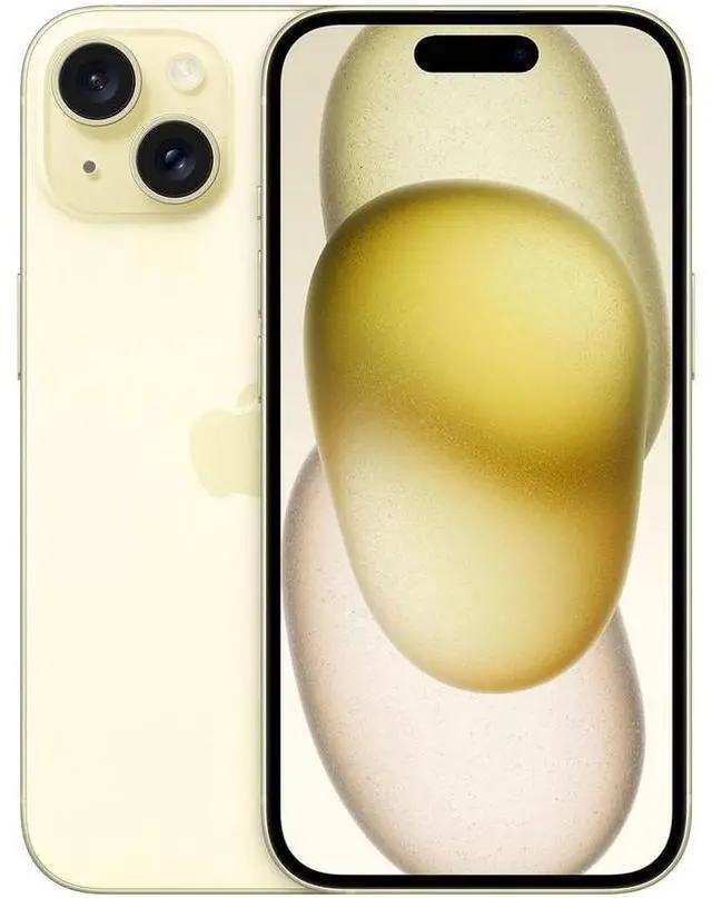 Main image of Apple iPhone 15 128GB Fully Unlocked - Yellow (Grade B)