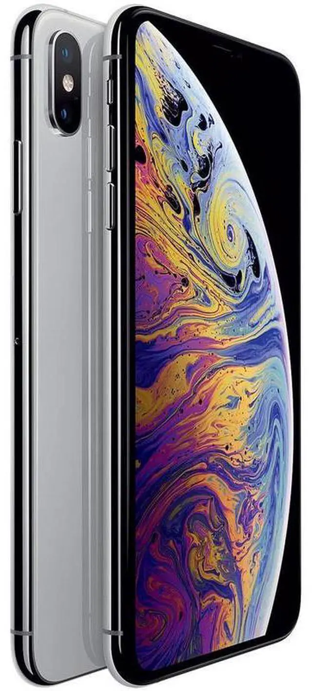 Main image of Apple iPhone XS Max 64GB Fully Unlocked - Silver (Grade B)