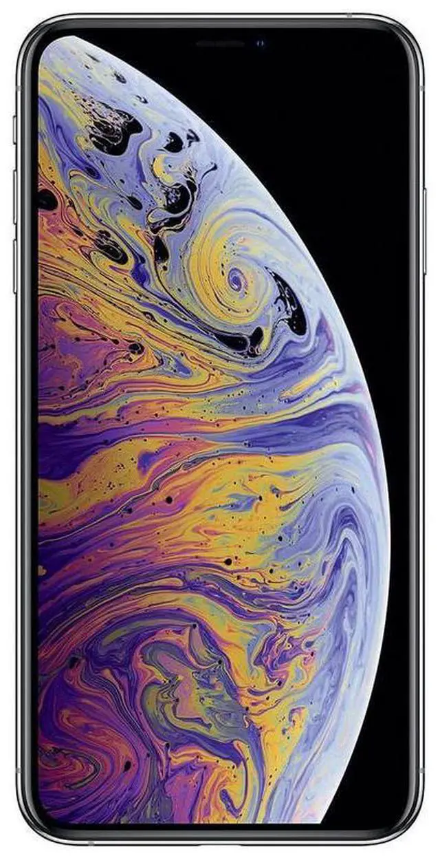 Alt view image 3 of 5 - Apple iPhone XS Max 64GB Fully Unlocked - Silver (Grade B)
