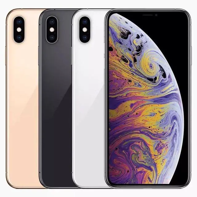 Alt view image 4 of 5 - Apple iPhone XS Max 64GB Fully Unlocked - Silver (Grade B)