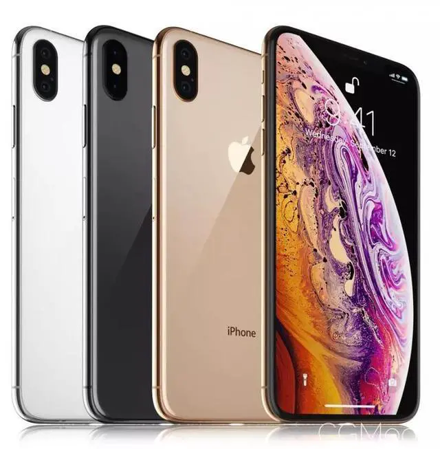 Alt view image 5 of 5 - Apple iPhone XS Max 64GB Fully Unlocked - Silver (Grade B)