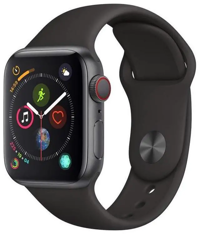 Main image of Apple Apple Watch Series 4 40 mm Fully Unlocked - Space Gray GPS Only (Grade B)