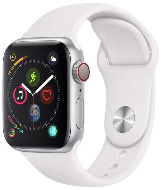 Main image of Apple Apple Watch Series 4 40 mm Fully Unlocked - Silver GPS Only (Grade A)