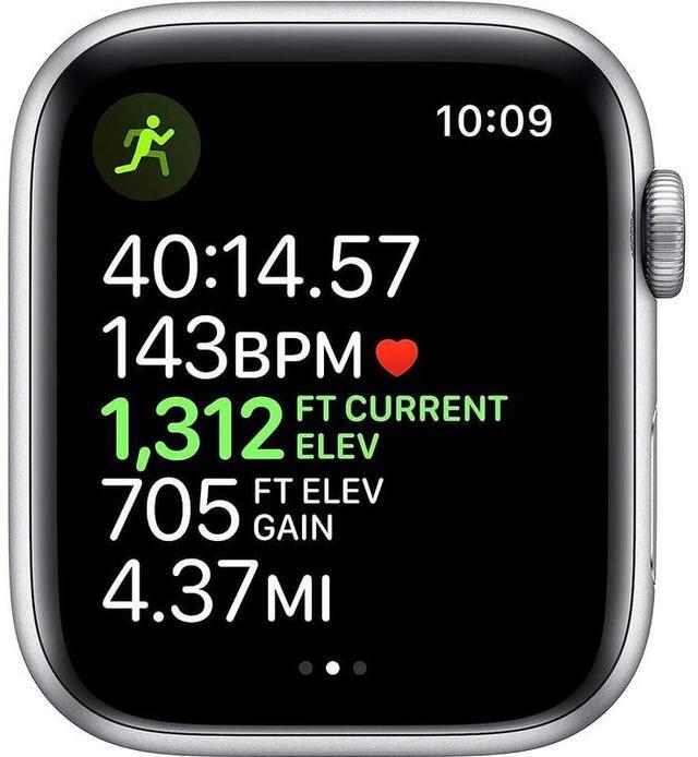 Alt view image 3 of 5 - Apple Apple Watch Series 4 40 mm Fully Unlocked - Silver GPS + Cellular (Grade B)